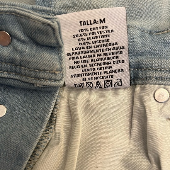 Vevel Women’s Denim Size M Shortalls NWOT - Picture 6 of 8